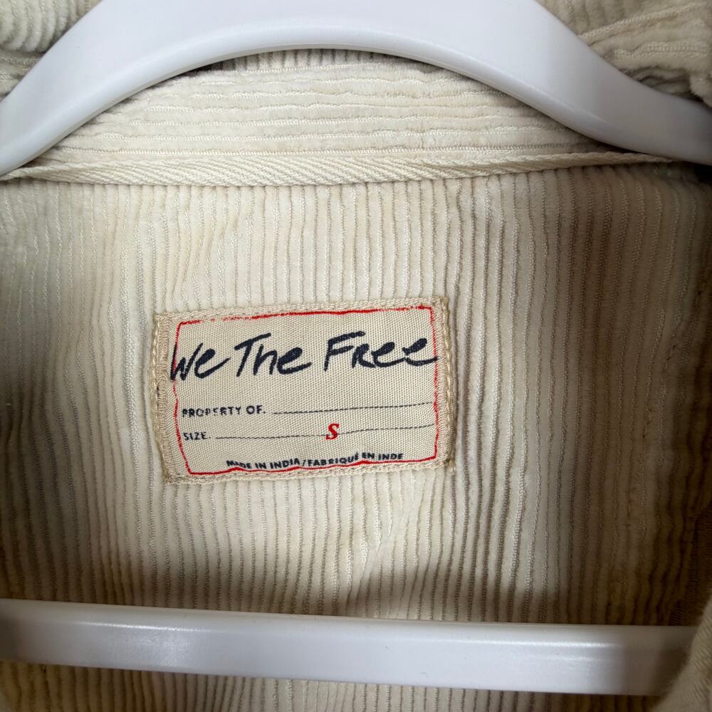 Free People We The Free Winter Bloom Pullover Jacket Women S Cream Floral $168 - Picture 6 of 7